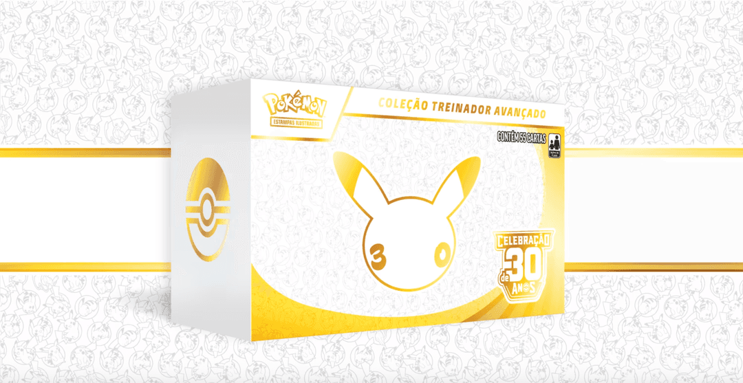 Coleção ETB Celebração de 30 Anos do Pokémon